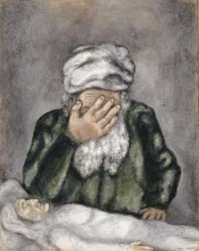 Marc Chagall Werke - Abraham weint um Sarah den Zeitgenossen Marc Chagall